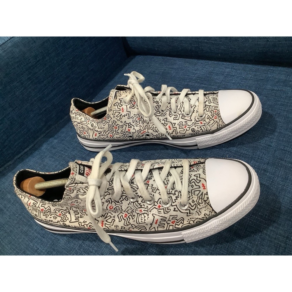Converse Keith Haring Chuck Taylor All-Star Sneakers Tennis Shoes  M 9.5 W 11.5 - Picture 1 of 6